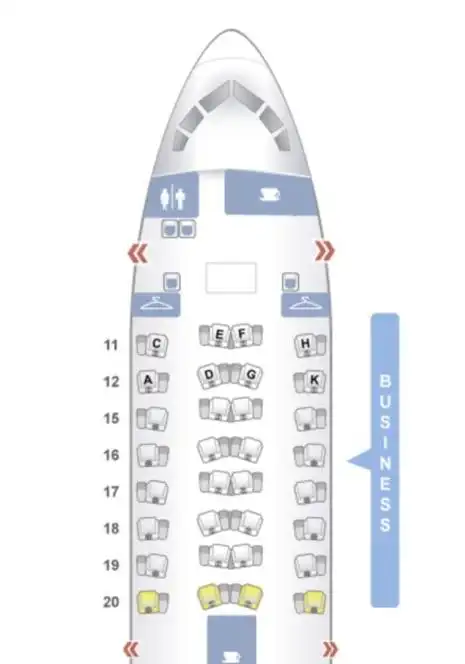 海南航空a330-300 solstys商务舱体验