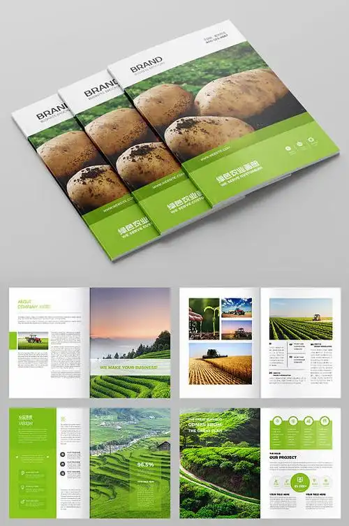 农产品画册 农产品宣传册设计模板