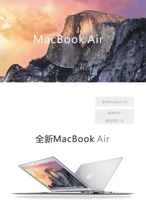 macbookair海报排版练习