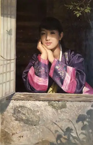 开山油画馆 · 朝鲜当代写实人物油画作品欣赏