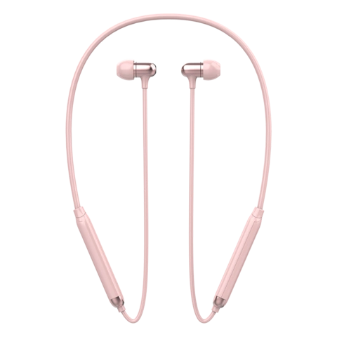 uiisii蓝牙耳机挂脖式女生款可爱双耳无线跑步运动型无限颈挂式超长