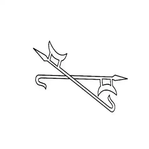 刘关张的兵器简笔画