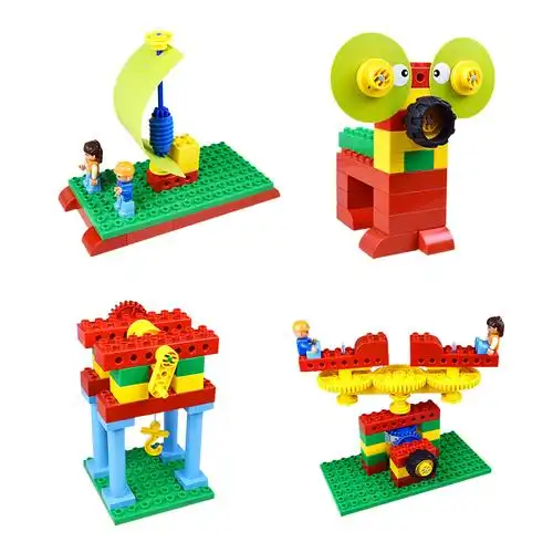 现货乐高lego9656早期简易机械组合教具套装塑料积木