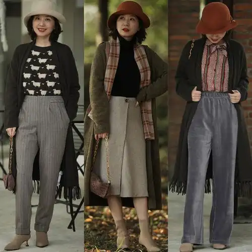 秋冬季节中年妈妈要怎么搭配这几组穿搭示范让你穿衣更优雅