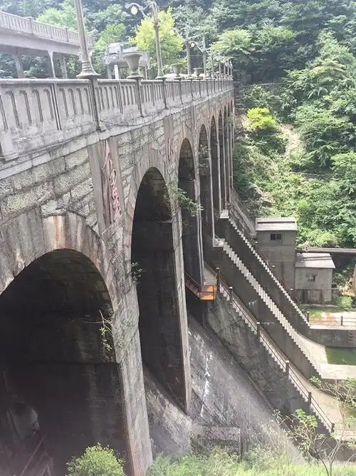 庐山电站大坝图片