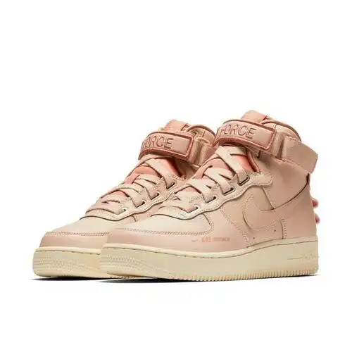 nike air force1 af1 空军一号樱花粉白棕机能高帮板鞋aj7311-200