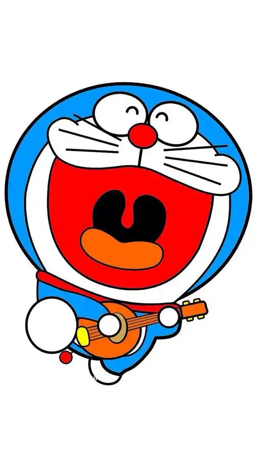 蓝胖子 哆啦a梦 手机 锁屏 壁纸 蓝色 卡通 可爱 无水印 高清 iphone
