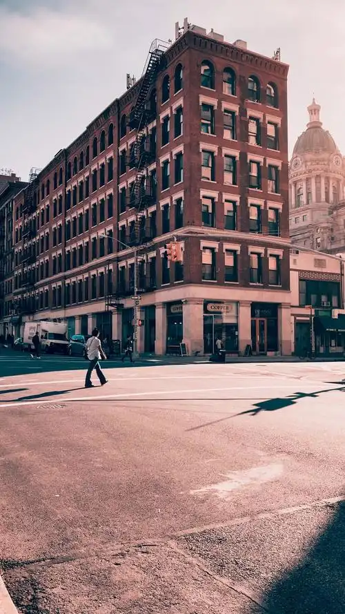 城市街道风景图片高清手机壁纸