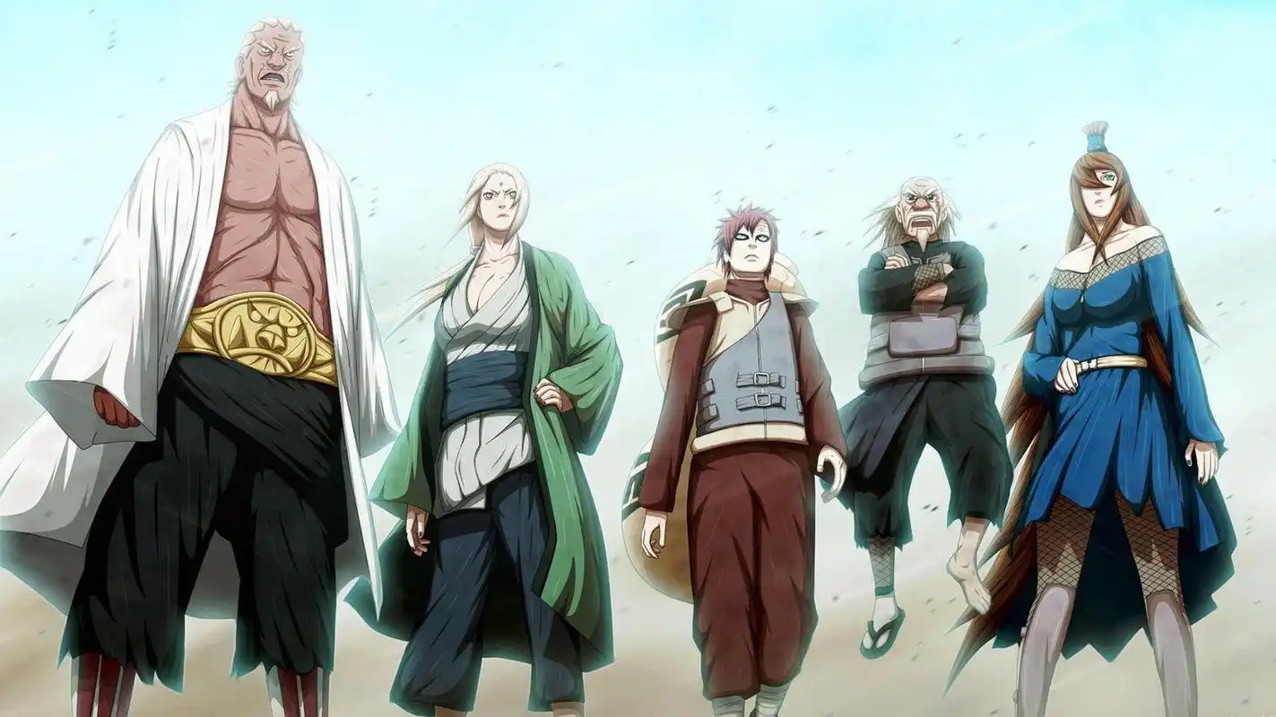 五影同框[大哈][大哈][大哈]#经典动漫# #火影忍者