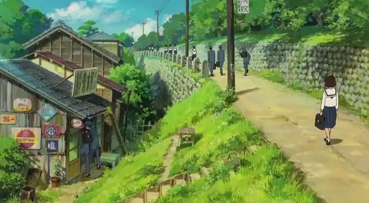 虞美人盛开的山坡,宫崎骏,动漫图片