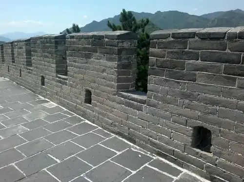 【转载】谈长城垛子上的了望口和射口