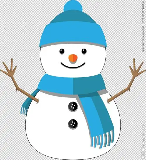 卡通雪人图片