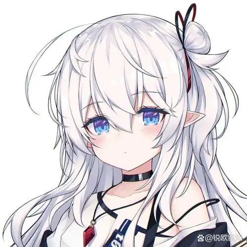 银发大眼/萌系可爱/动漫卡通女生头像 #头像# #头像分享# #动漫女生