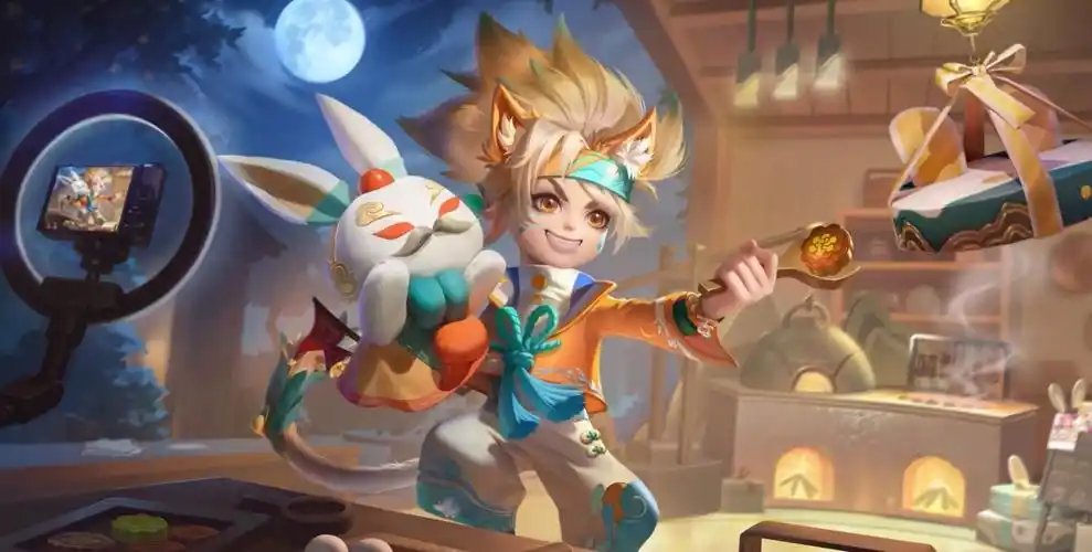 王者荣耀沈梦溪月团寄思皮肤原画