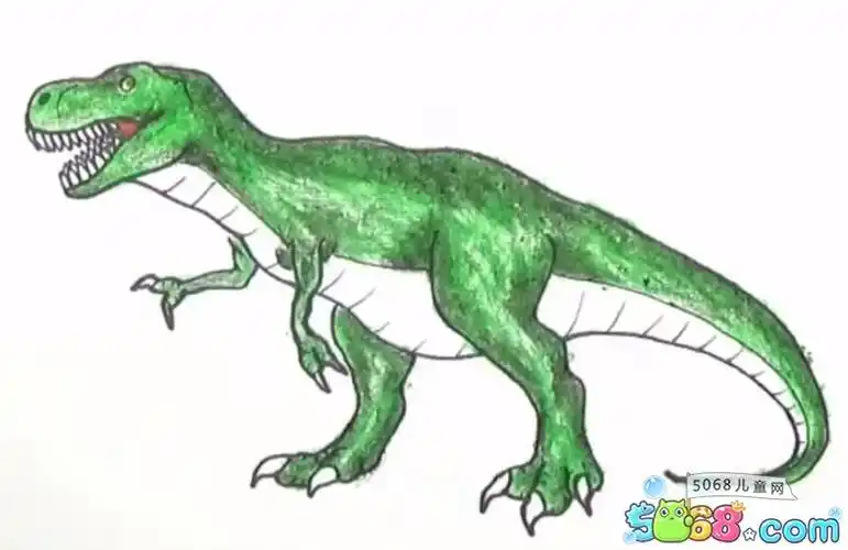 霸王龙怎么画 霸王龙的画法步骤分享