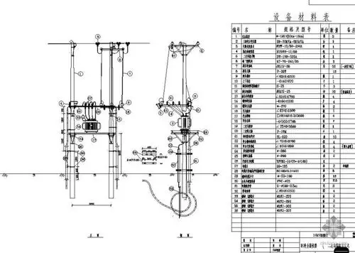 10kv变压器安装图