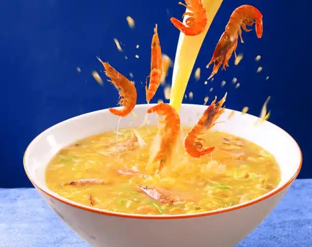 海鲜疙瘩汤图片