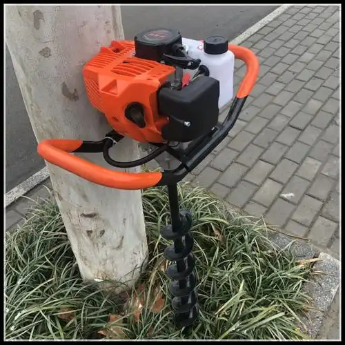 园林绿化种植打孔机挖树坑机器汽油款打眼机