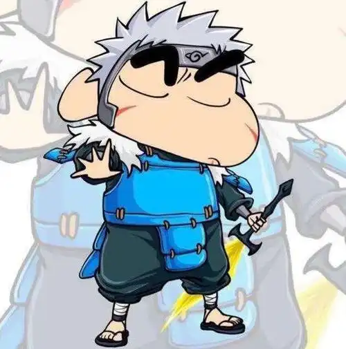 蜡笔小新版火影:小樱变得漂亮,佐鸣是风间和小新,纲手形象毁了