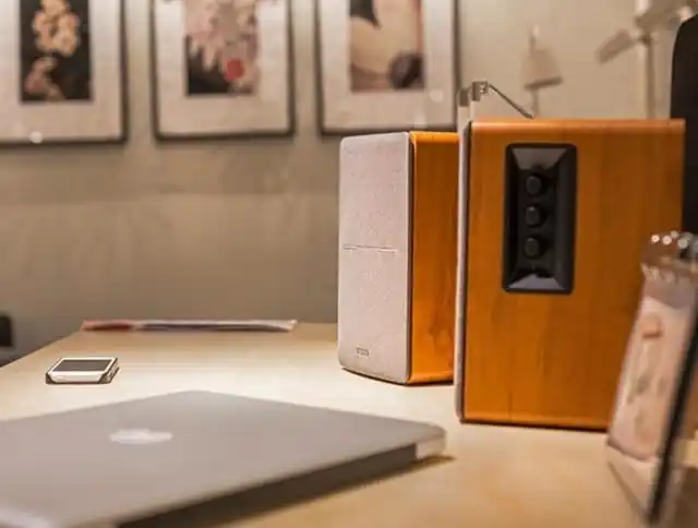 经典4英寸木质音箱漫步者r1200tii京东最低仅需299元