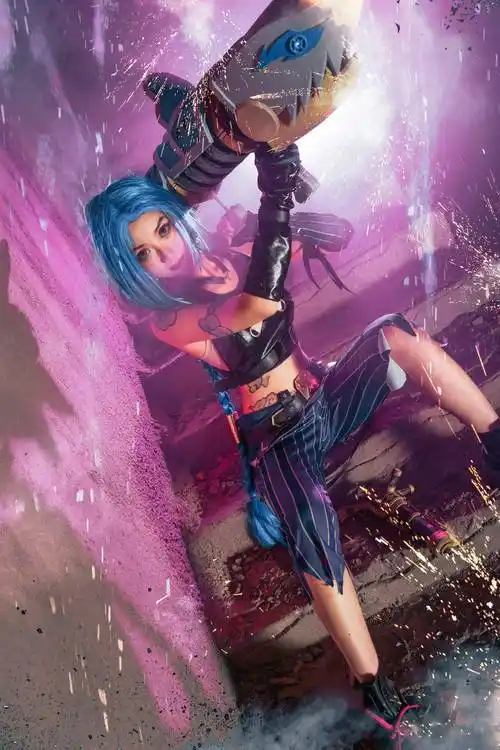 英雄联盟金克丝cosplay