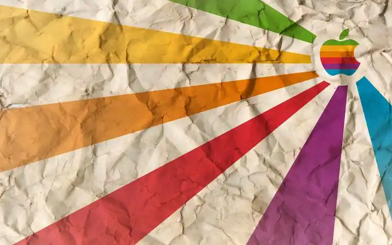 苹果在彩虹的颜色壁纸800x600分辨率下载,苹果在彩虹的颜色壁纸,高清