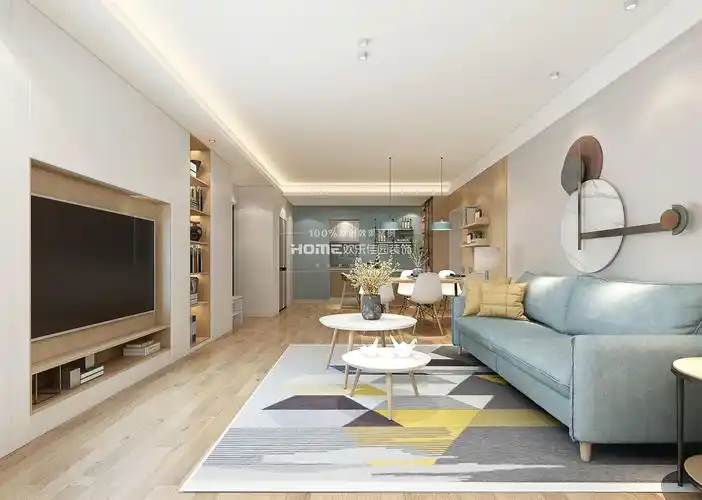 现代简约客厅装修效果图