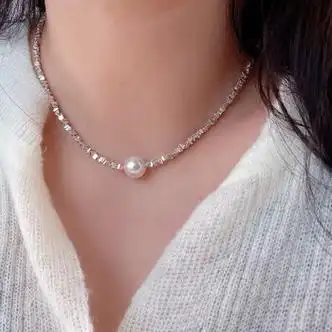 碎银珍珠项链【图片 价格 品牌 报价】-京东