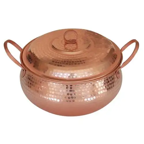 纯铜手工烧锅砂锅加厚紫铜锅煮炖铜锅锅铜汤锅汤锅