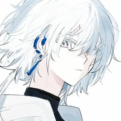 男生头像听说你喜欢白毛