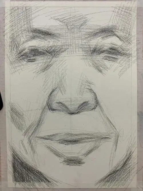 素描大饼脸头像步骤图分享