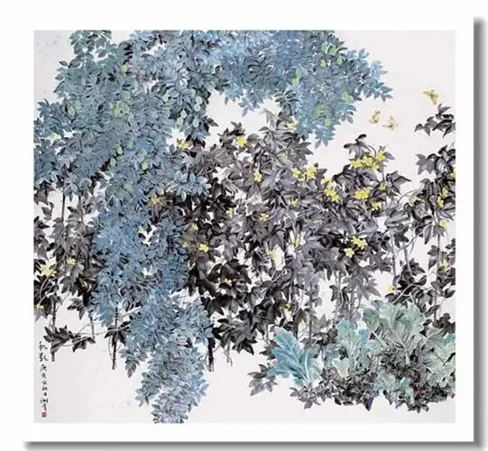 雅逸恬淡 -- 中国女画家谢青花鸟画作品赏析