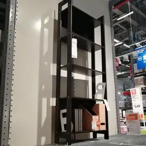 选推荐新家宜款正品莱瓦书架5层书本收纳置物式s落地架学生书柜.