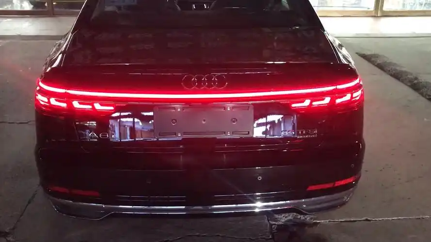 奥迪a8这个尾灯让我想起了十年前手机上面的七彩跑马灯,不愧灯厂出品.