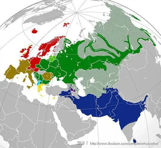 语言#,第一大语系,印欧语系,除图示外.