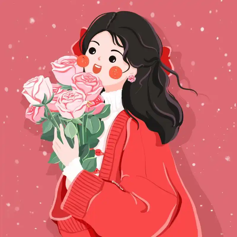 插画分享 | 手绘头像 | 人物插画 | 头像插画 | 女生头像