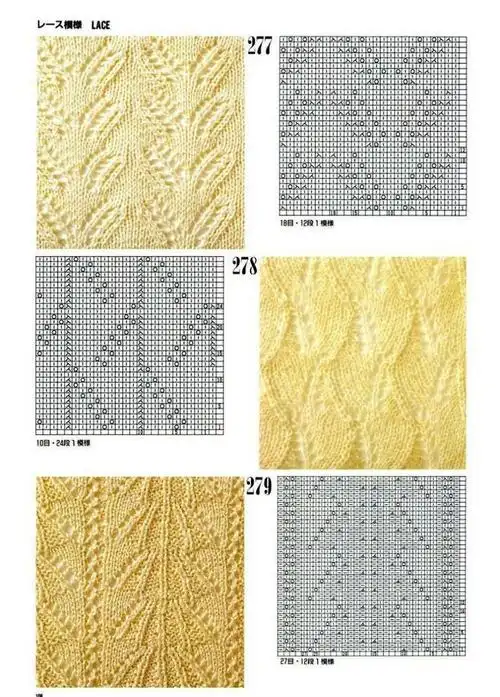 引用300knittingpatternsbook镂空花样三