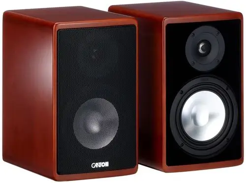 canton ergo 620 2声道低音反射式书架音箱 (70/130 w, 立式 樱桃色