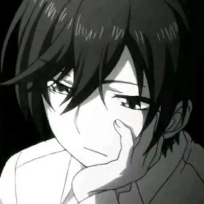 男生头像动漫黑白 酷帅丧系黑暗头像 - 动漫头像 - 潮人个性网