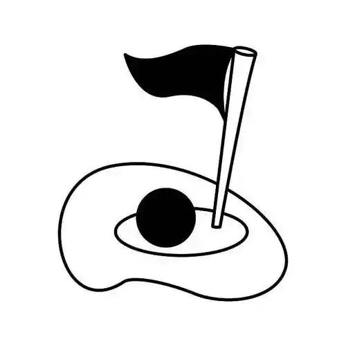 旗帜,高尔夫球洞,象征,矢量,插画,设计_高清图片_全景视觉