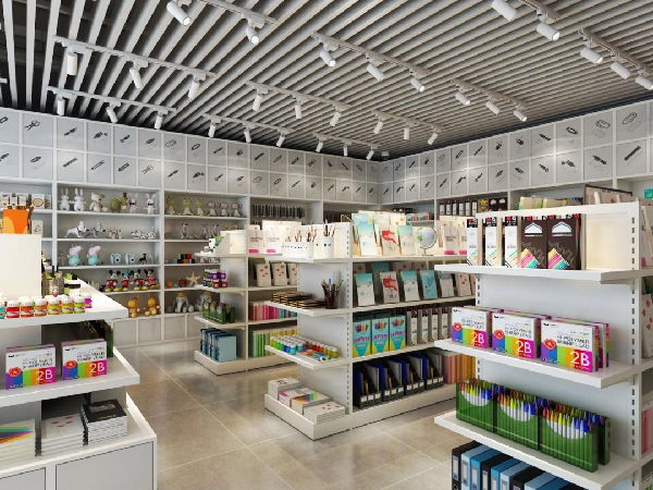 彩萱文具店面装修形象解读