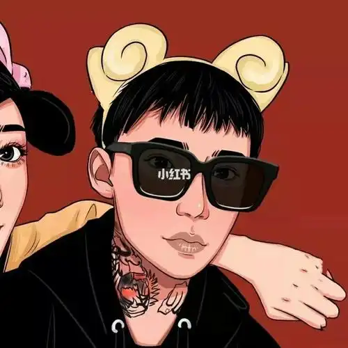 2021红色发财暴富情侣头像