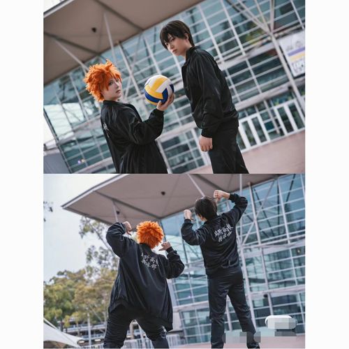 排球少年乌野高校cos服日向队服长袖外套cos运动服音驹高中校服