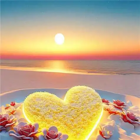 浪漫心形头像55张 治愈唯美带爱心的微信头像图片_微信头像_头像屋