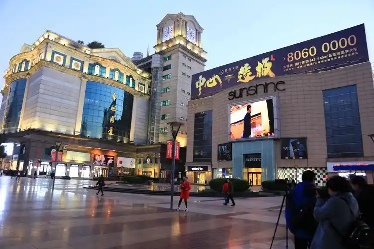 2018年12月18日江阴步行街夜景拍摄