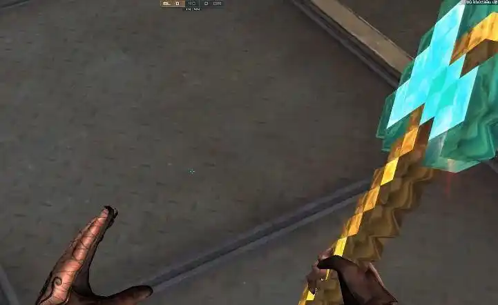 我的世界"钻石斧"进军cf?全新英雄级斧头,满满的mc视感!