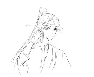 如何优雅的竖中指(2) 图源lofter