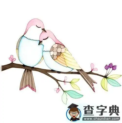 各种各样的小鸟漂亮的小鸟儿童画图片大全