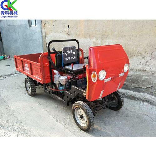 柴油自卸小四轮 载重1吨家用货物运输车 楼层沙石自卸四轮车