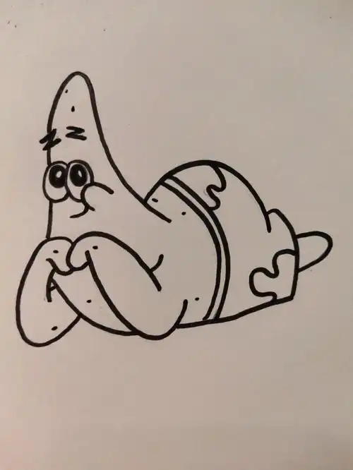 简笔画派大星47